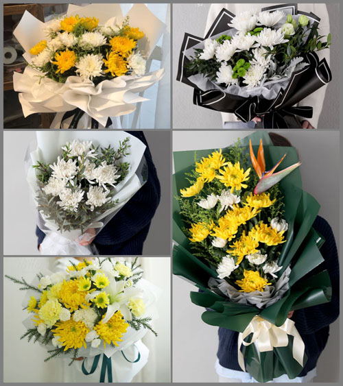 湖南株洲醴陵市官庄镇白事花束代送